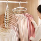 9 Hole Foldable Hanger Wardrobe Space Saving Storage Hanger For Clothes Drying Hangers Storage Organizers Rack Coat Pants Hanger
