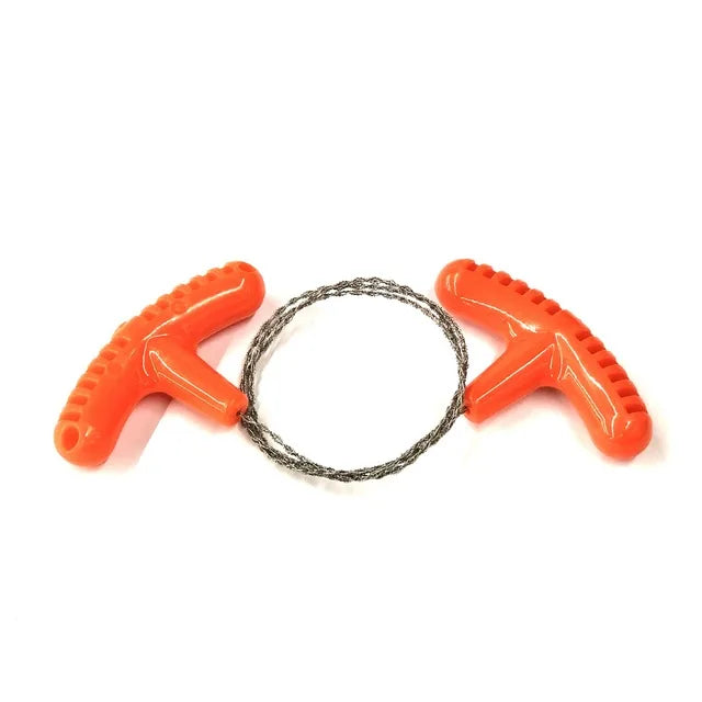 Manual Hand Steel Rope Chain Saw Portable Travel Emergency Survival Tools Steel Wire Kits Hiking Outdoor Camping Equipments Gear