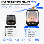 2026 Portable Wireless Soundbar Bluetooth 5.0 Home Theater TWS Speaker Hi-Fi Acoustic Breathing Lamp Subwoofer for Android & IOS