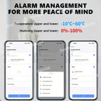 Smart Temperature Humidity Sensor Zigbee 3.0 Indoor Hygrometer Remote Monitor Support Tuya Alexa Google Home