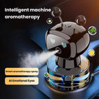 Smart Car Air Freshener AI Rechargeable Car Aroma Diffuser Smart eyes 4 Levels of Adjustable Intelligent Car Diffuser Gift