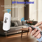 Smart Temperature Humidity Sensor Zigbee 3.0 Indoor Hygrometer Remote Monitor Support Tuya Alexa Google Home