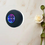 New Bathroom Waterproof Wireless LED Bluetooth Speaker Mini Portable Strong Suction Cup Speaker Outdoor Sports Stereo Speaker