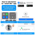 Tuya WiFi/Zigbee Water Leak Sensor Flood Leakage Detector with Sound Alarm 80dB and IP55 WaterProof Water Sensor Remote Monitor