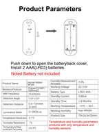 Zigbee 10G MmWave Radar Motion Sensor Human Detector with Illuminance Temperature Humidity Sensor Support Tuya Zigbee2MQTT