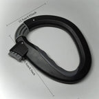 The ergonomic shopping bag handle makes it easy to shop and carry household items with a comfortable grip