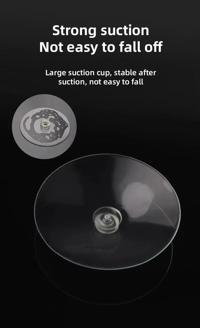 New Bathroom Waterproof Wireless LED Bluetooth Speaker Mini Portable Strong Suction Cup Speaker Outdoor Sports Stereo Speaker