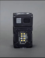 Multifunctional Ajustable Angle LED Flashlight Outdoors Mini Work Light Portable Magnet USB Rechargeable Camping Light