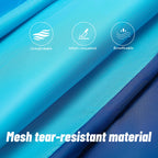 Multiple Sizes Beach Blanket Sandproof Waterproof Large Quick Drying Outdoor Picnic Mat with 4 Stakes for Travel Camping Hiking