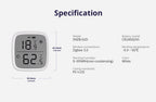 SONOFF SNZB-02D Zigbee LCD Smart Temperature Humidity Sensor Wireless Hygrometer Thermometer Alexa Google Home Alice
