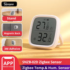 SONOFF SNZB-02D Zigbee LCD Smart Temperature Humidity Sensor Wireless Hygrometer Thermometer Alexa Google Home Alice