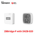SONOFF SNZB-02D Zigbee LCD Smart Temperature Humidity Sensor Wireless Hygrometer Thermometer Alexa Google Home Alice