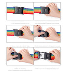 Adjustable Luggage Belts Strong Elastic Extra Safety Travel Suitcase Luggage Baggage Security Straps Tie Belt Carry On Straps