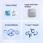 SONOFF SNZB-02D Zigbee LCD Smart Temperature Humidity Sensor Wireless Hygrometer Thermometer Alexa Google Home Alice