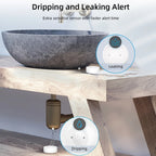 Tuya WiFi/Zigbee Water Leak Sensor Flood Leakage Detector with Sound Alarm 80dB and IP55 WaterProof Water Sensor Remote Monitor