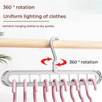 9 Hole Foldable Hanger Wardrobe Space Saving Storage Hanger For Clothes Drying Hangers Storage Organizers Rack Coat Pants Hanger