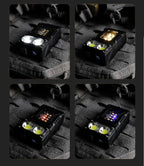 Multifunctional Ajustable Angle LED Flashlight Outdoors Mini Work Light Portable Magnet USB Rechargeable Camping Light
