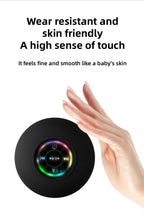 New Bathroom Waterproof Wireless LED Bluetooth Speaker Mini Portable Strong Suction Cup Speaker Outdoor Sports Stereo Speaker