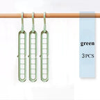 9 Hole Foldable Hanger Wardrobe Space Saving Storage Hanger For Clothes Drying Hangers Storage Organizers Rack Coat Pants Hanger