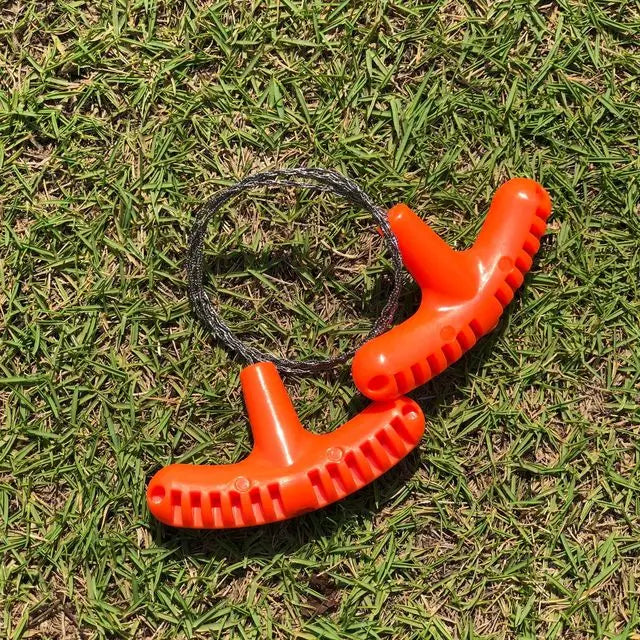 Manual Hand Steel Rope Chain Saw Portable Travel Emergency Survival Tools Steel Wire Kits Hiking Outdoor Camping Equipments Gear