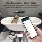 Tuya WiFi/Zigbee Water Leak Sensor Flood Leakage Detector with Sound Alarm 80dB and IP55 WaterProof Water Sensor Remote Monitor