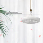 Rotatable 3in1 Ceiling Fan with Remote Control Lighting Lamp E27 Converter Base Lighting Base Bedroom Living Room Miflame