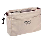 Bag Divider Drawstring Canvas Storage Organizers Multi-Pockets Liner Bag Lightweight Portable Travel Storage Bag