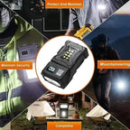 Multifunctional Ajustable Angle LED Flashlight Outdoors Mini Work Light Portable Magnet USB Rechargeable Camping Light